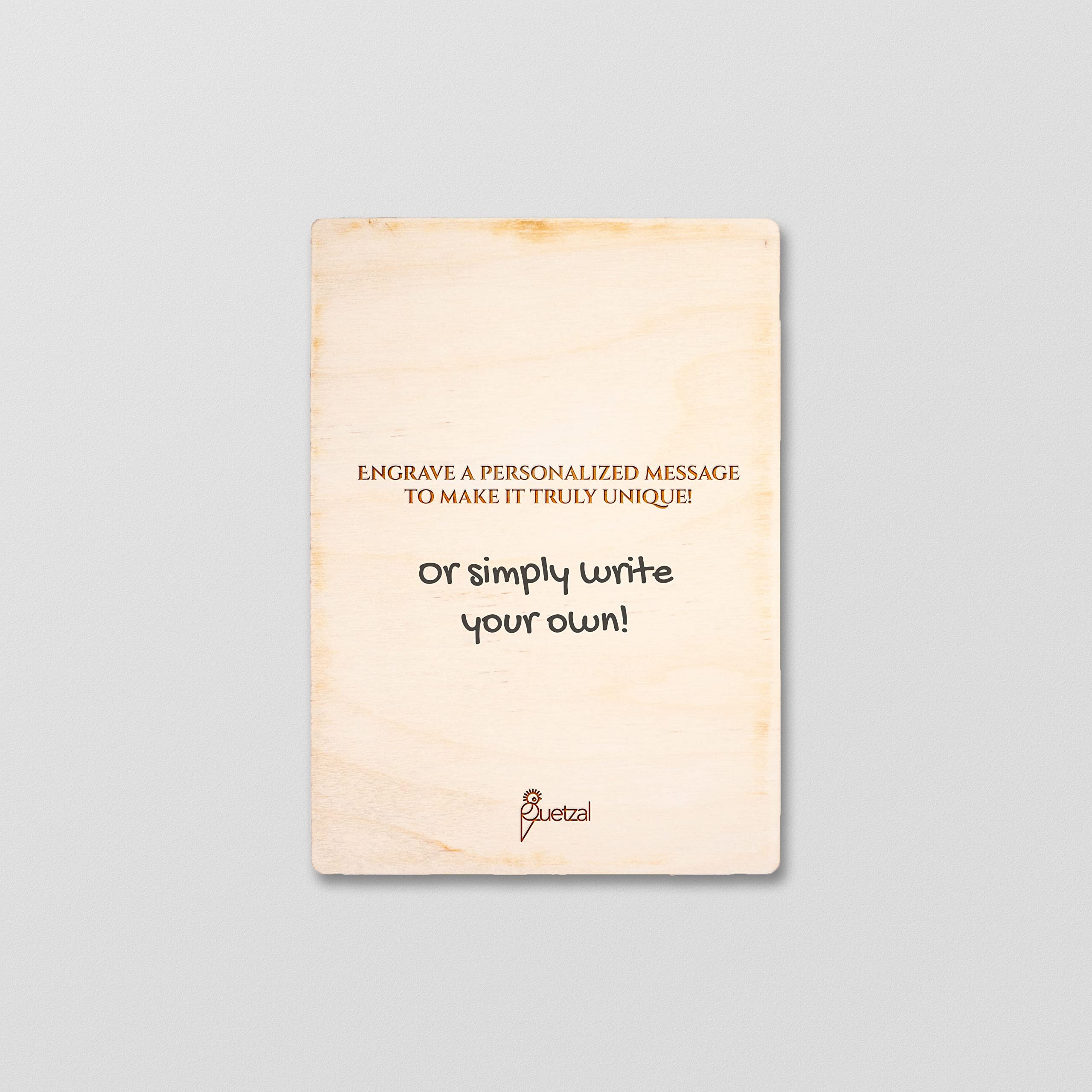 The Man The Myth The Legend - Premium Wooden Birthday Card for Men, Anniversary, Retirement Gifts - Engraved Wooden Greeting Card for Him, Dad, Husband, Boyfriend - Perfect for Special Occasions & Wall Decor