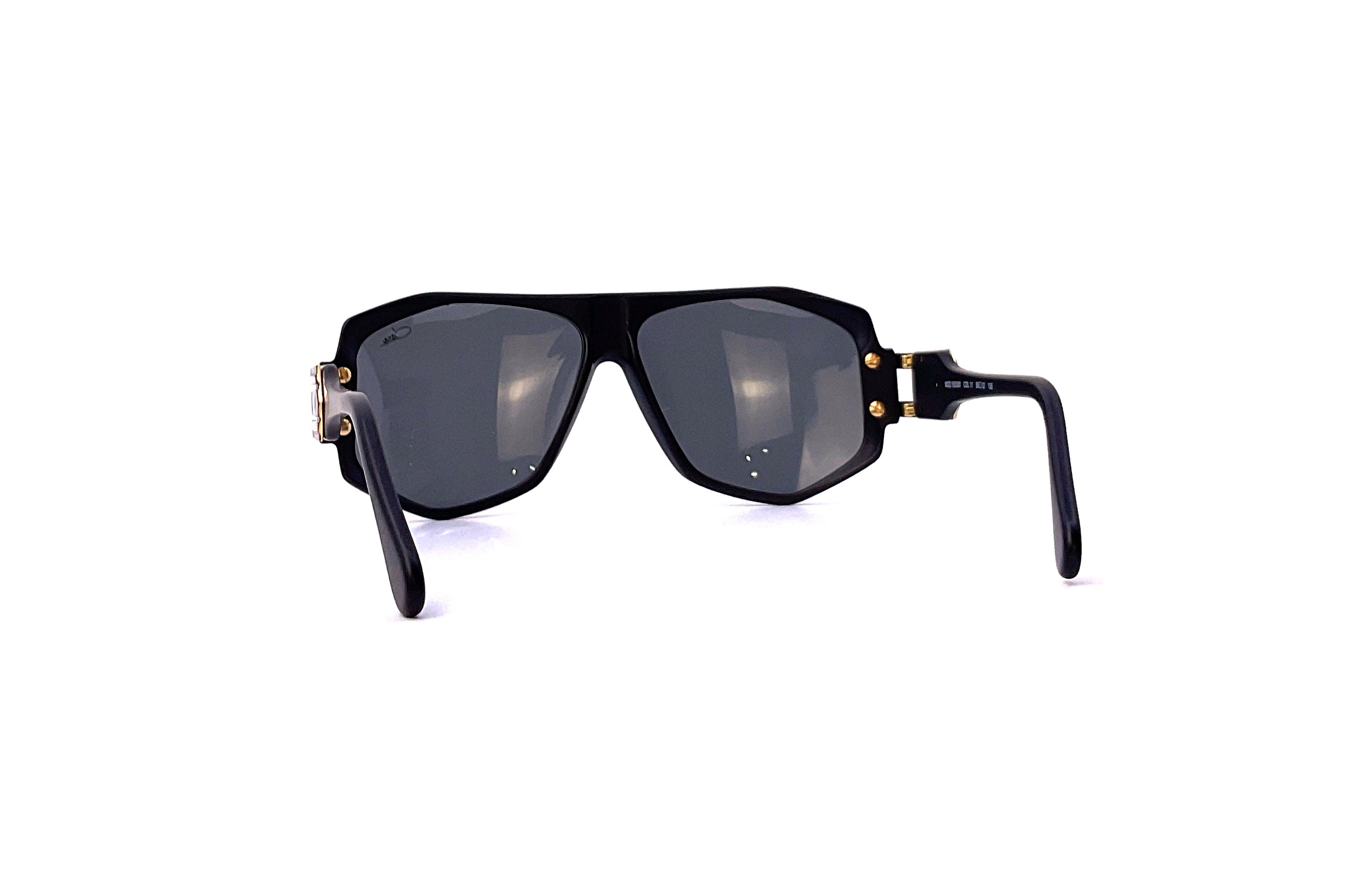 Cazal 163/301 Black Matte Sunglasses for Men & Women - Stylish UV Protection Shades for Outdoor Sports, Driving & Fashion