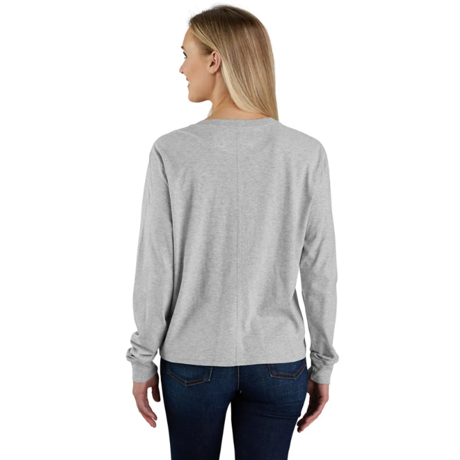 Carhartt Women's TENCEL Loose Fit Graphic Long Sleeve T-Shirt - Comfortable Casual Tee for Work, Outdoor & Everyday Wear