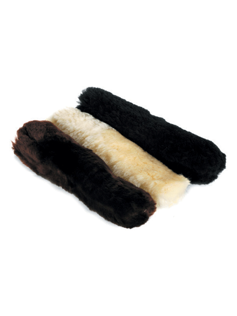 Le Mieux Sheepskin Noseband Cover for Horses - Soft & Breathable Equestrian Noseband Protector - Perfect for Dressage, Show Jumping & Everyday Riding Comfort