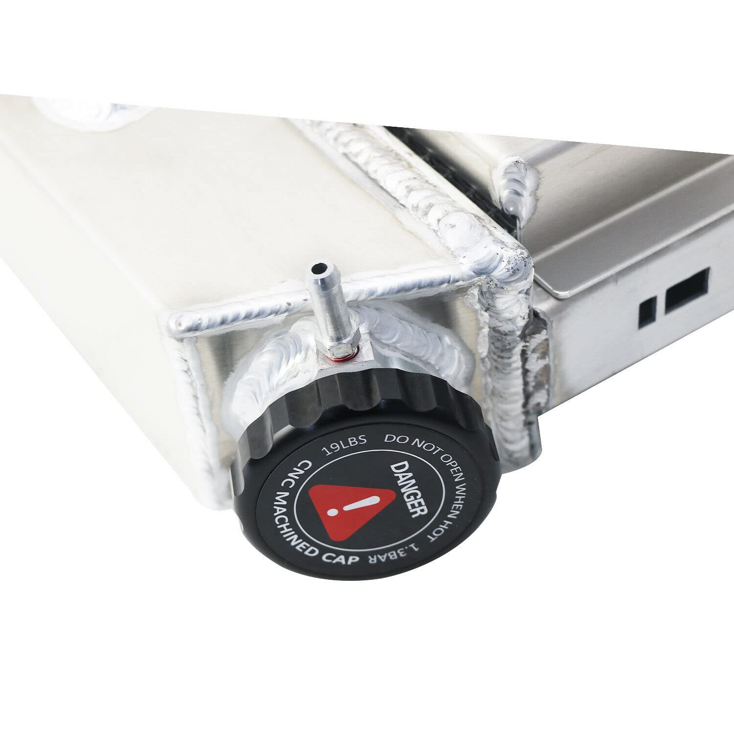 High-Performance 3-Row Aluminum Radiator for 1970-1981 Pontiac Firebird/Trans Am (3.8L-6.6L L6/V8) - Includes Electric Fan Shroud & Thermostat Kit - Perfect for Engine Cooling & Restoration Projects (Fits 1971-1980 Models)