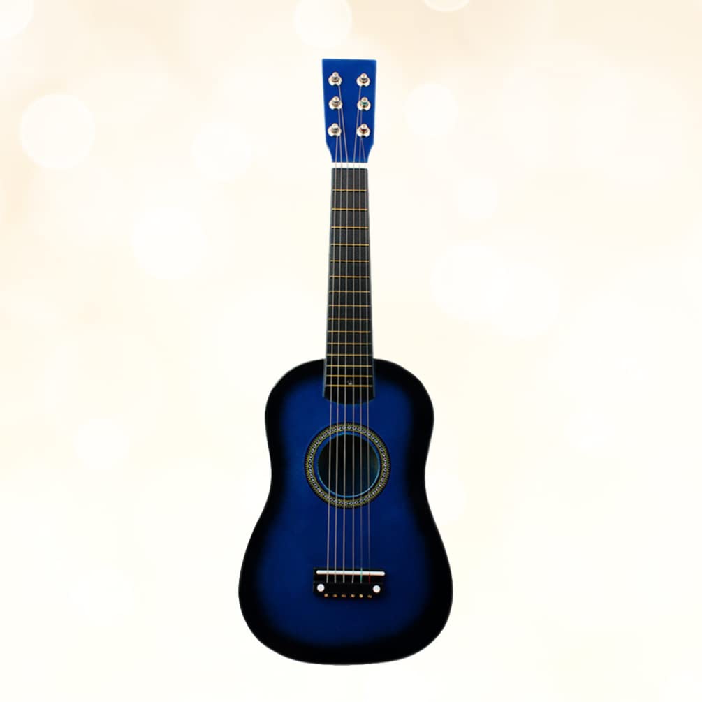 Alipis 23 Inch Wooden Ukulele for Kids - 6 String Small Acoustic Guitar Toy for Toddlers & Children | Kids Musical Instrument for Beginners, Birthday Gifts & Music Learning | Perfect for Home Play, Classroom & Outdoor Activities