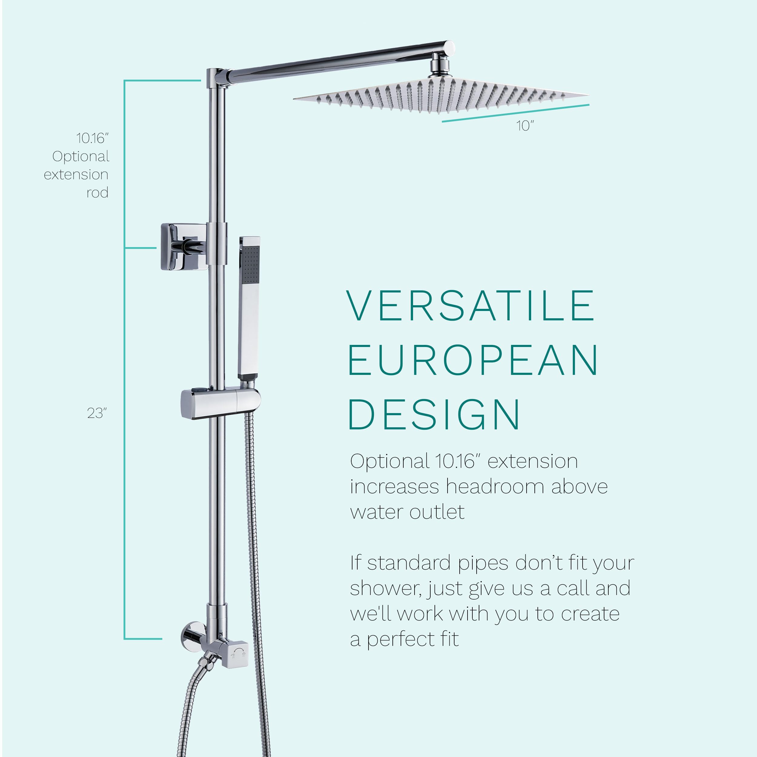 Polaris Lux Rain Shower System - 10