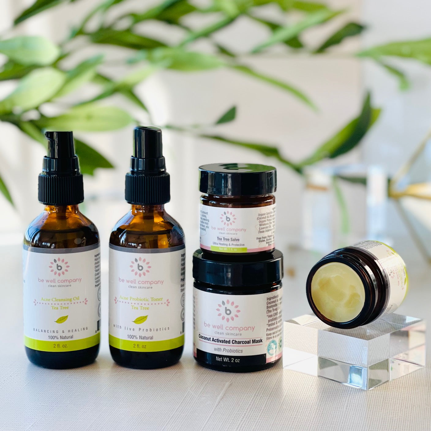 Tea Tree Acne Face Kit for Clear Skin - Acne Treatment Set with Natural Ingredients for Oily & Sensitive Skin | Perfect for Daily Skincare Routine & Blemish Control