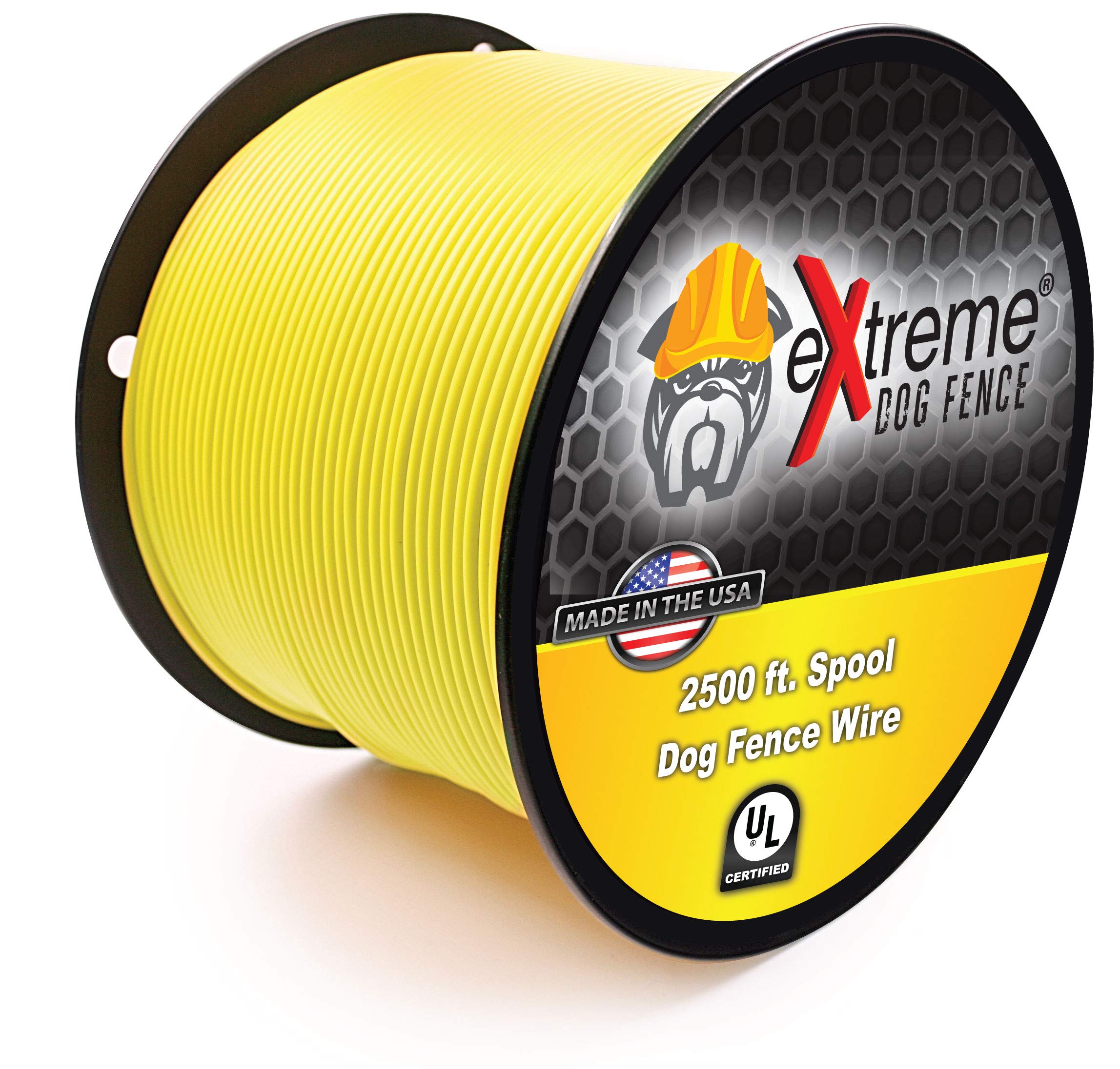 Professional Heavy Duty Electric Dog Fence Wire - 2500 ft Direct Burial Rated Perimeter Wire for Underground Dog Fences - Weatherproof & Durable for All Seasons - Perfect for Large Yards, Pet Containment Systems & Invisible Dog Fences