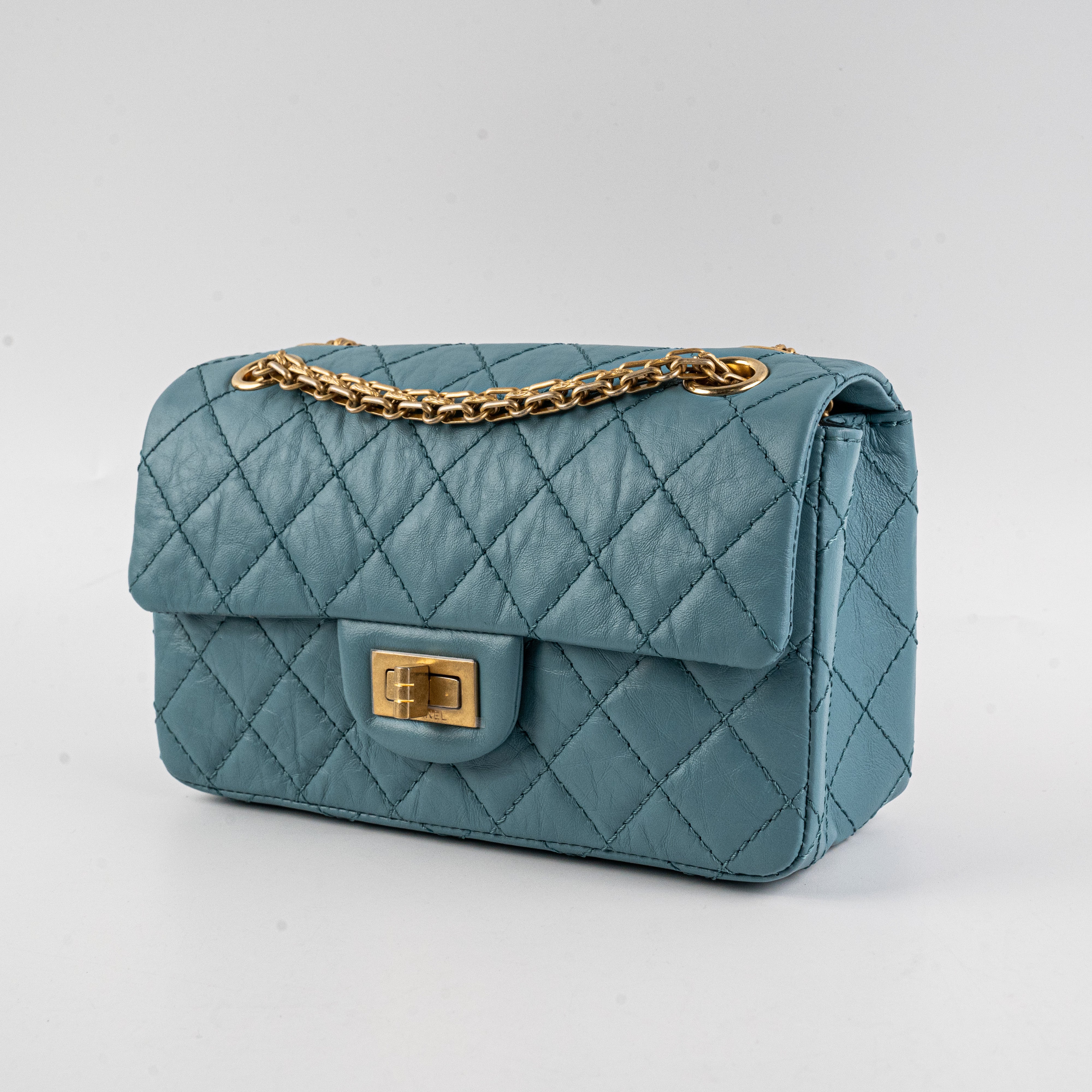 Chanel Mini Reissue Flap Bag in Blue - Luxury Crossbody Purse for Women | Perfect for Date Night, Parties & Everyday Use