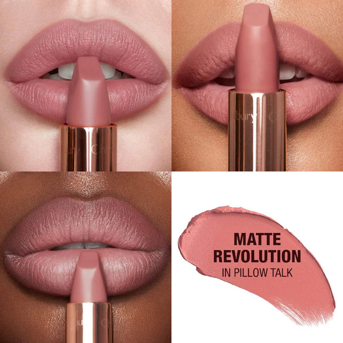 Charlotte Tilbury Pillow Talk Lip & Cheek Set - Iconic Secrets Duo for Flawless Makeup | Perfect for Date Night & Everyday Glam