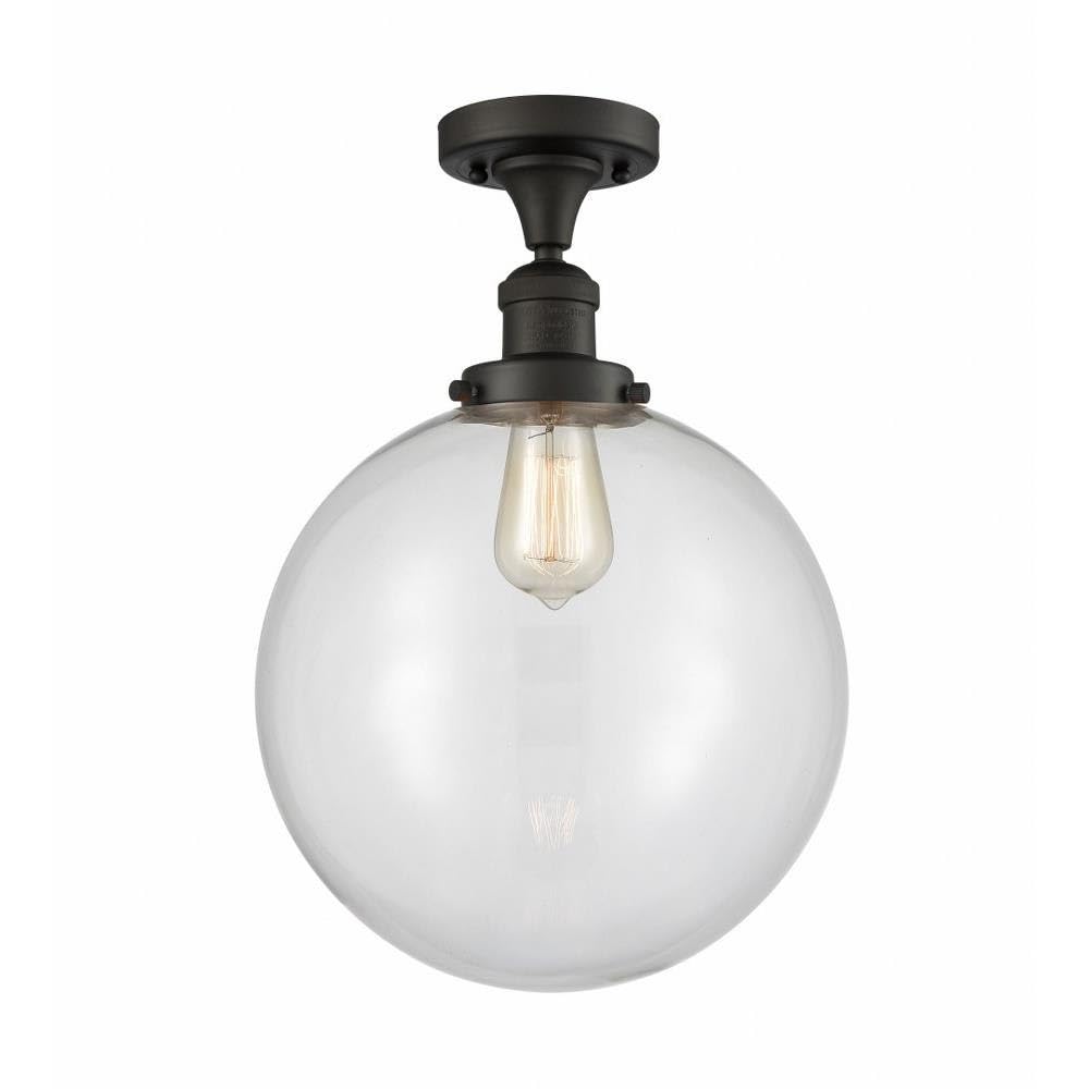 Innovations Lighting 517-1CH-OB-G202-12 Bare Bulb 1 Light Cord Set in Oil Rubbed Bronze Finish - Vintage Edison Bulb Pendant Light for Farmhouse, Industrial & Cafe Decor