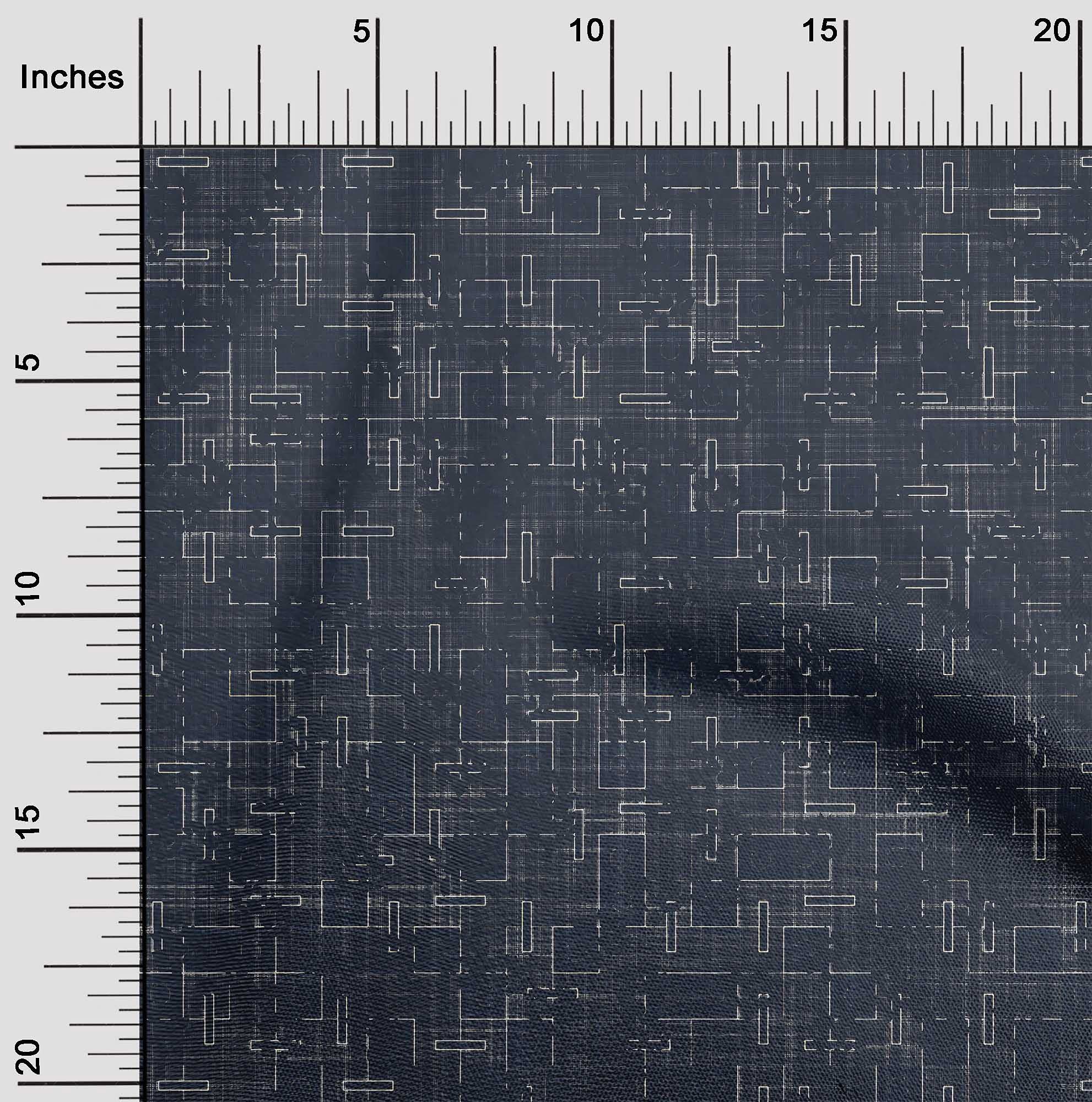 oneOone Polyester Spandex Black Geometric Print Fabric - 56 Inch Wide Dress Material by The Yard | Perfect for DIY Dresses, Skirts & Home Decor Projects