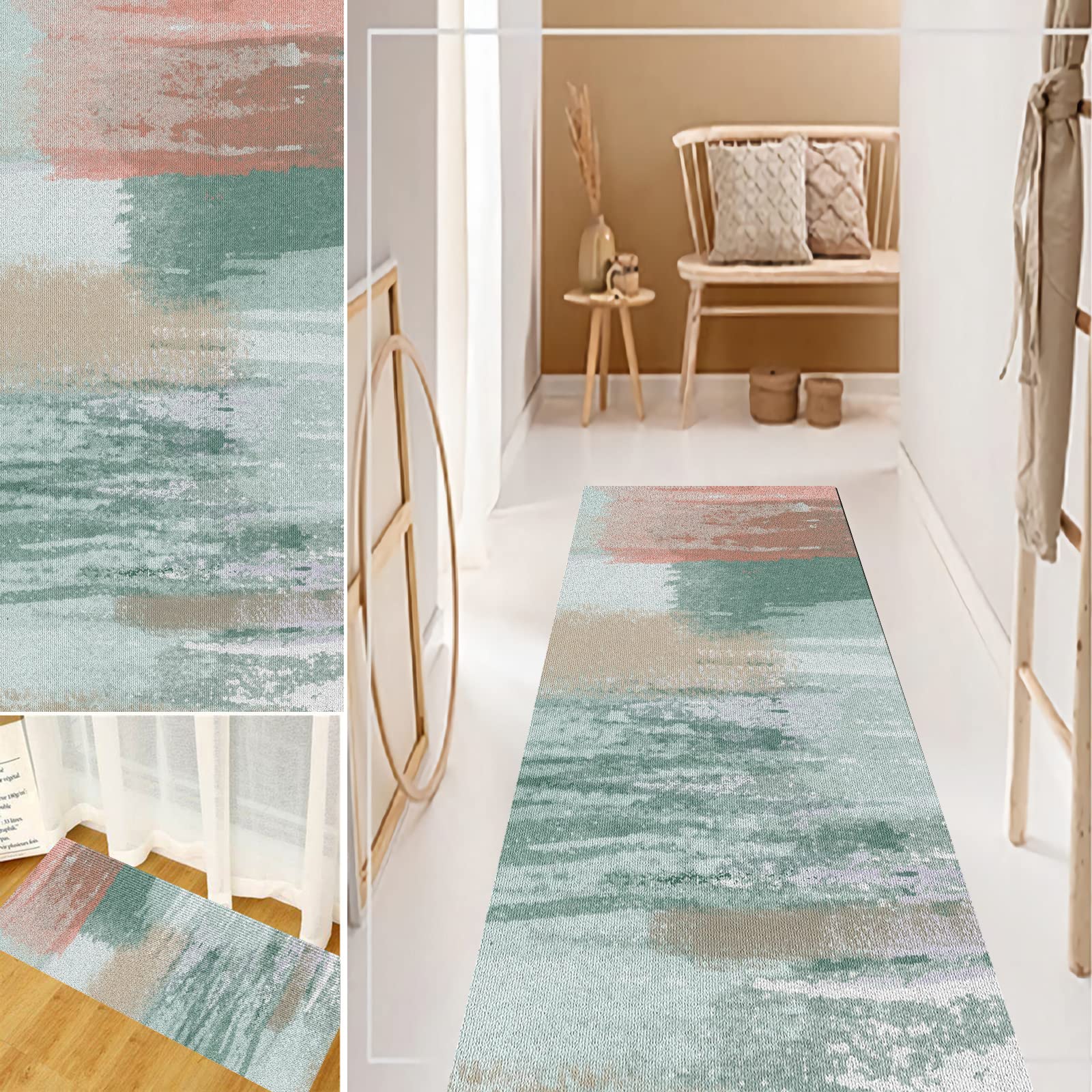 Non-Slip Washable Hallway Runner Rug 4'x5'3