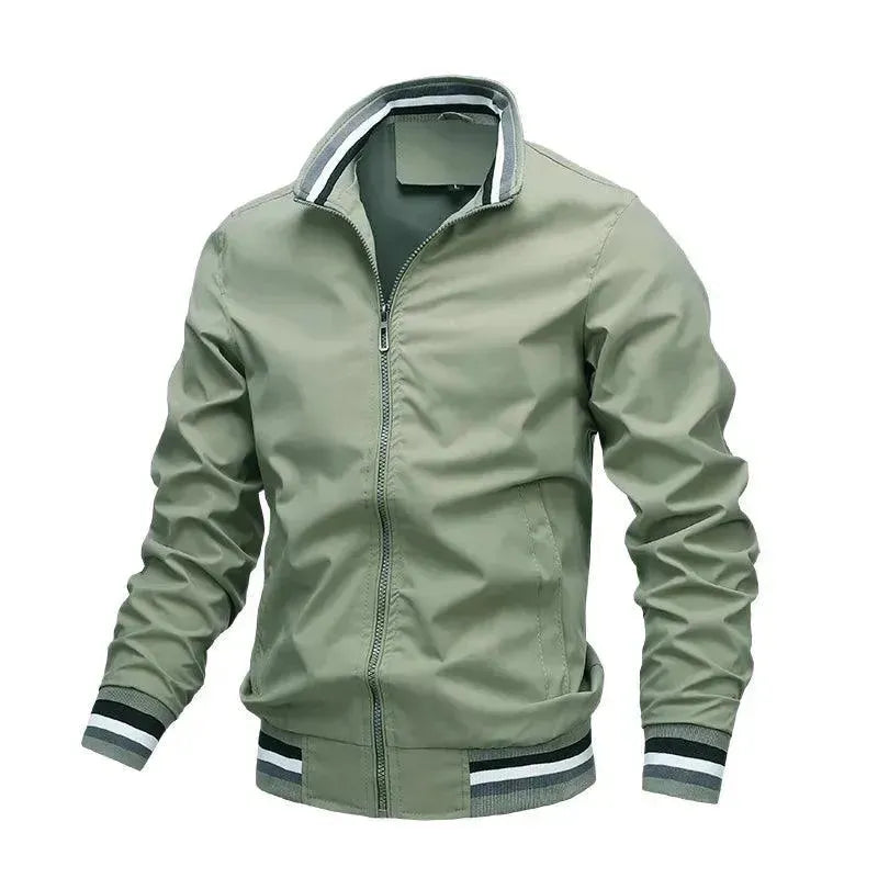 Slim Fit Men's Casual Jacket - Lightweight Stylish Outdoor Jacket for Everyday Wear, Travel & Work
