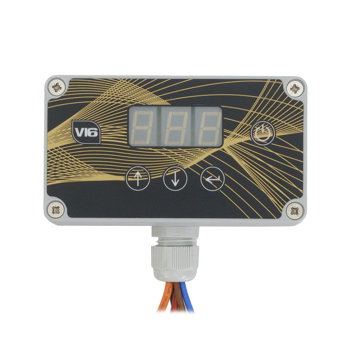 V16 Spring Europe Battery Powered Pump Controller with Charging - Ideal for Garden Irrigation, Water Features, and DIY Hydroponic Systems