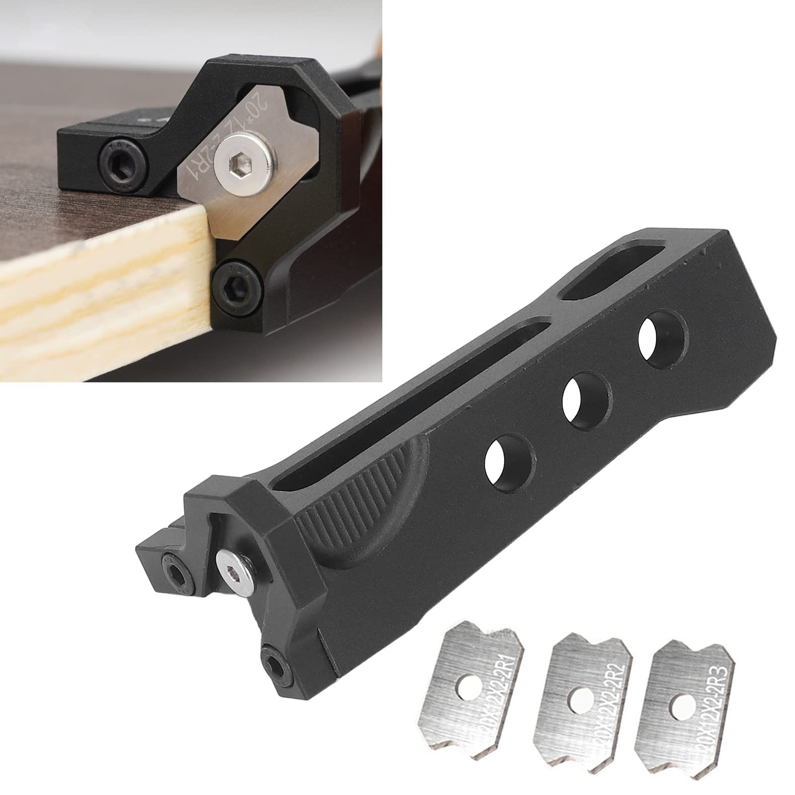 Manual Woodworking End Trimmer & Chamfering Tool - Handle Trimmer, Banding Machine Cutter Set for Wood Furniture & Cabinet Edgebanding - Perfect for DIY Projects, Home Renovation & Professional Woodworking