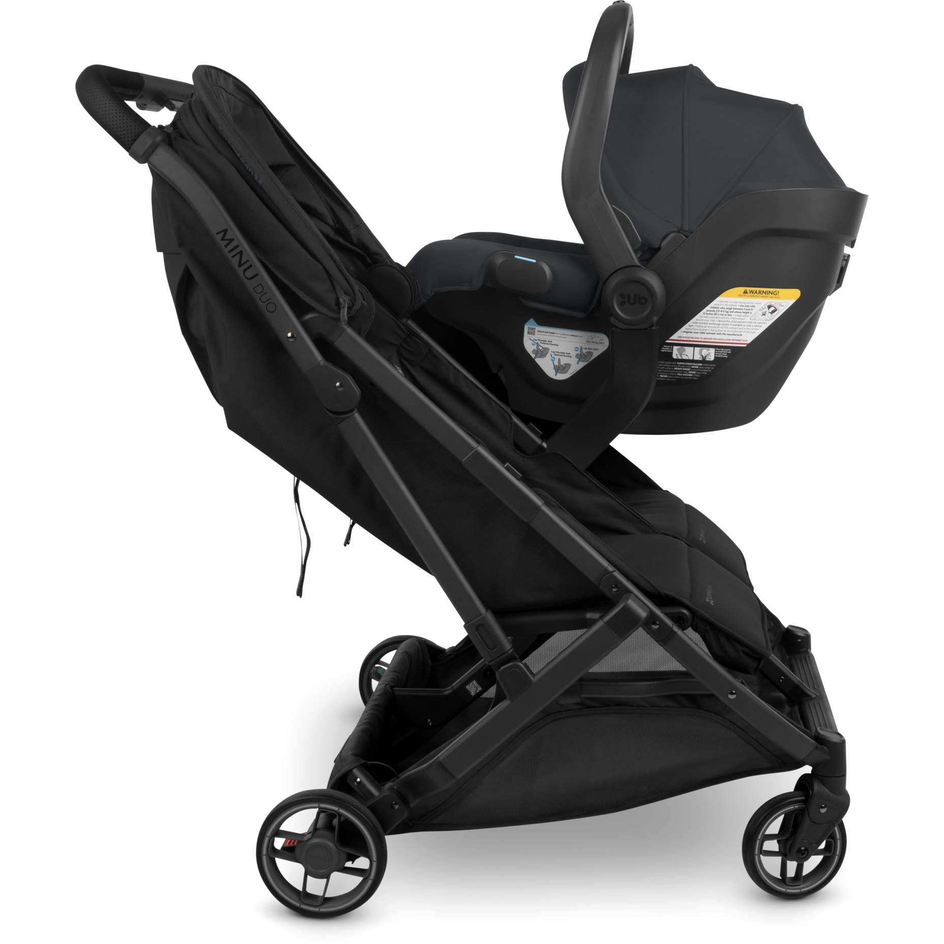 UPPAbaby Minu Duo Infant Car Seat Adapters - Compatible with Mesa, Mesa V2, Mesa Max & Aria - Perfect for Travel & Everyday Use with Strollers