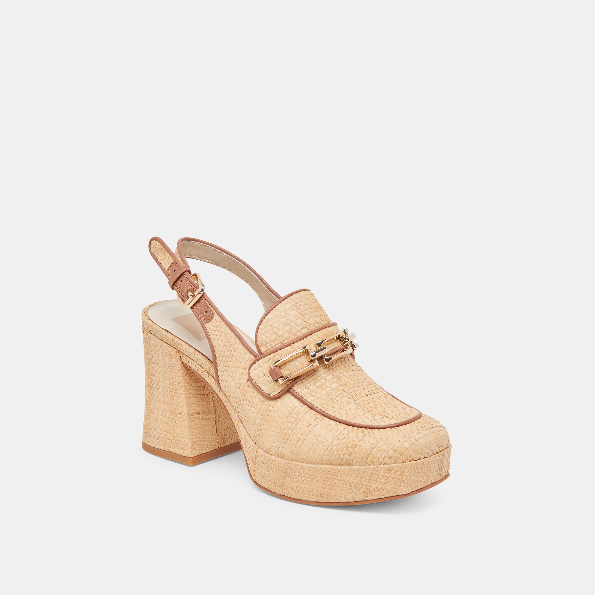 SIRUS Women's Natural Raffia High Heels Sandals - Comfortable Summer Wedges for Beach, Party & Casual Outfits