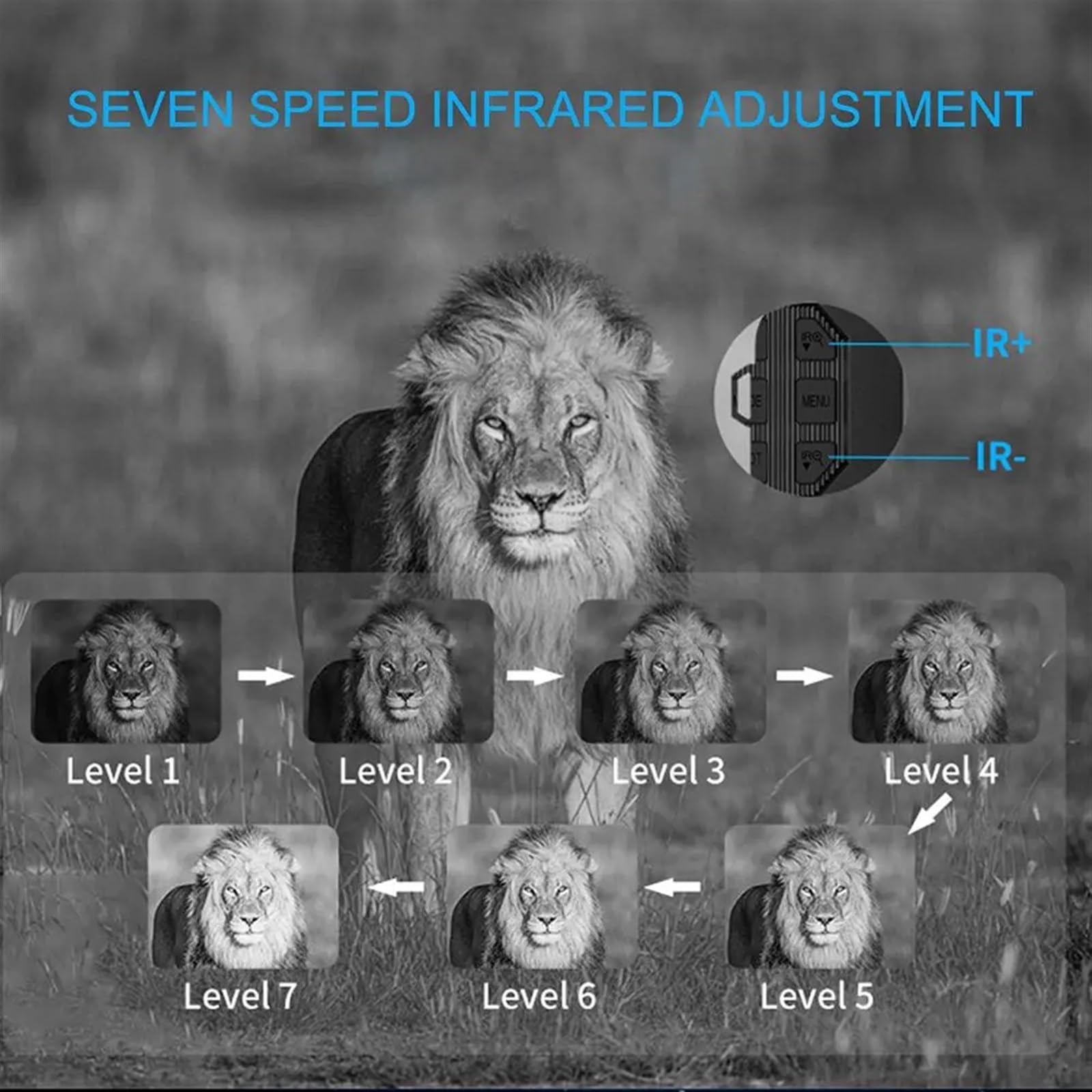 ASVIL 800M Night Vision Goggles with 5K Ultra HD, 10X Digital Zoom & WiFi - Infrared Binoculars for Hunting, Camping, Wildlife Observation - Perfect for Nighttime Outdoor Adventures and Security Surveillance