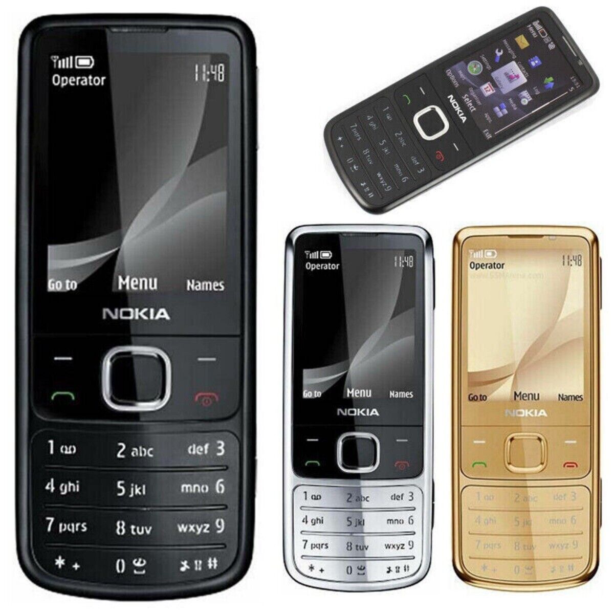 Unlocked Nokia 6700 Classic Gold Mobile Phone - 2.2 Inch Display, Dual SIM, 3G Smartphone for Business & Travel | Perfect for Professionals & International Use