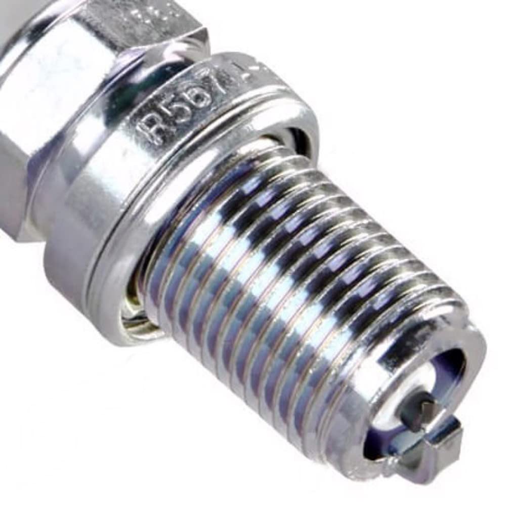 NGK R5671A-11 Racing Spark Plug (Box of 4) - Compatible with LEM RX 65 Motard 2011 | High Performance Motorcycle & Dirt Bike Replacement Part | Perfect for Off-Road Racing & Motocross