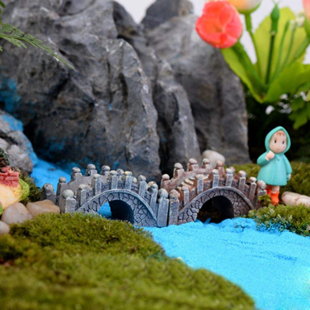 Miniature Garden Ornaments & Fairy Figurines - Tiny Dollhouse Decor, Mini Fairy Garden Accessories, Micro Landscape Home Decor for Fairy Gardens, Terrariums & Indoor Displays