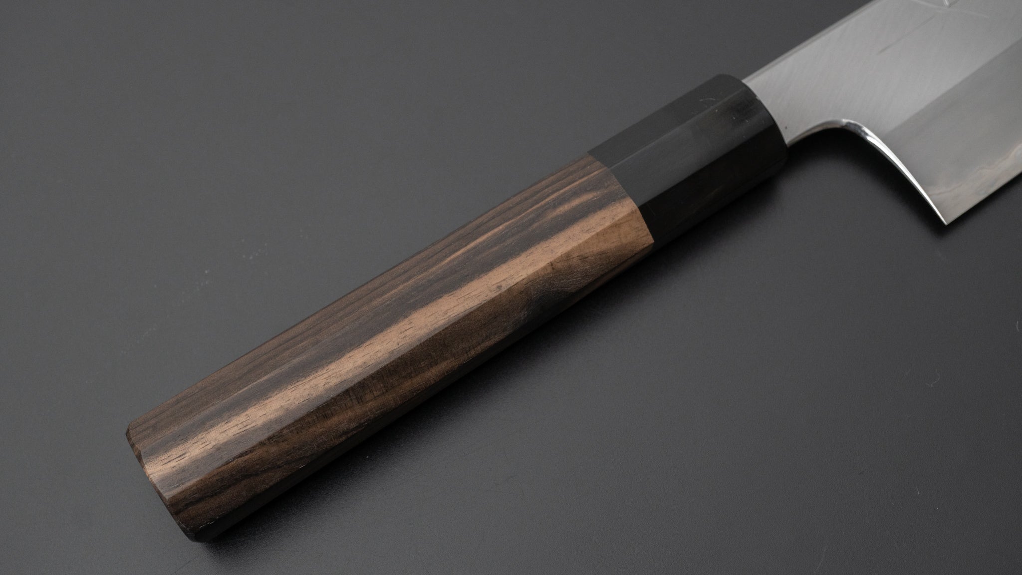 Hitohira Togashi Blue #1 Stainless Clad Migaki Gyuto 240mm Japanese Chef Knife with Kurokaki Persimmon Handle - Perfect for Sushi, Meat Slicing & Precision Cooking
