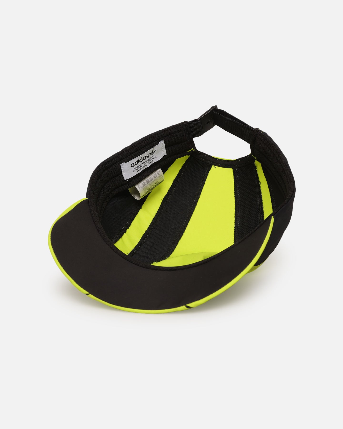 Adidas Road Strapback Cap - Yellow & Black Adjustable Baseball Hat for Men & Women - Perfect for Running, Hiking & Outdoor Sports