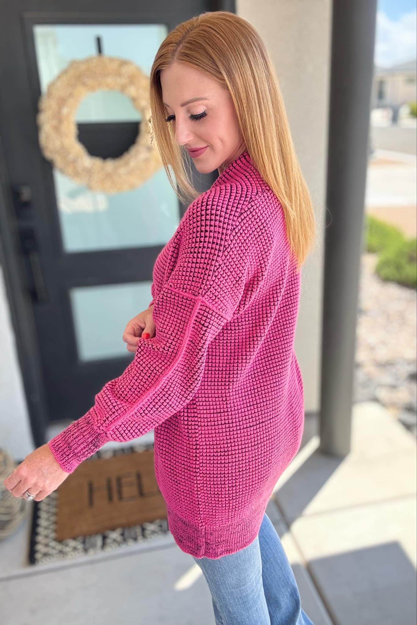 PREORDER: Stylish Contrast Trim Knit Cardigan for Women - 4 Color Options | Cozy Fall & Winter Layering Essential