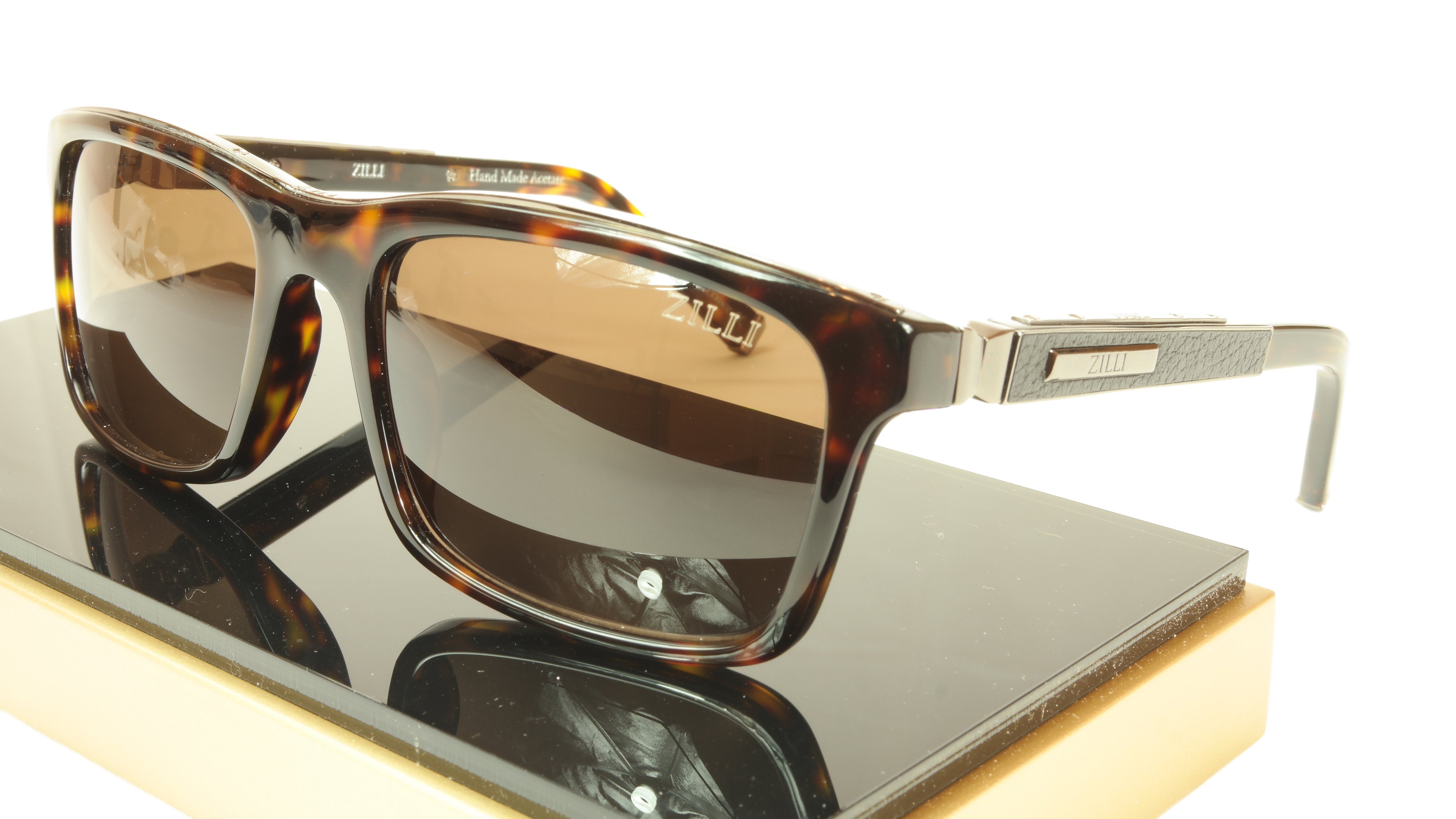 ZILLI Polarized Sunglasses for Men & Women - Handmade Acetate Frame with Titanium Details - Luxury French Designer Shades ZI 65009 C02 - Perfect for Driving, Travel & Fashion Statement