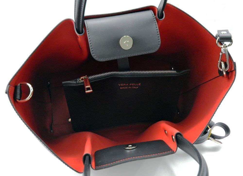 Genuine Leather Shoulder Bag for Women - Stylish Tote, Hobo & Crossbody Handbag in Black - Perfect for Work, Travel & Everyday Use