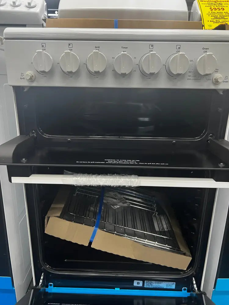 Westinghouse WLG510WCNG 54cm Gas Freestanding Cooker - 5 Burner Gas Range with Oven for Home Kitchen Cooking, Baking & Roasting | Perfect for Family Meals, Holiday Dinners & Professional Chefs
