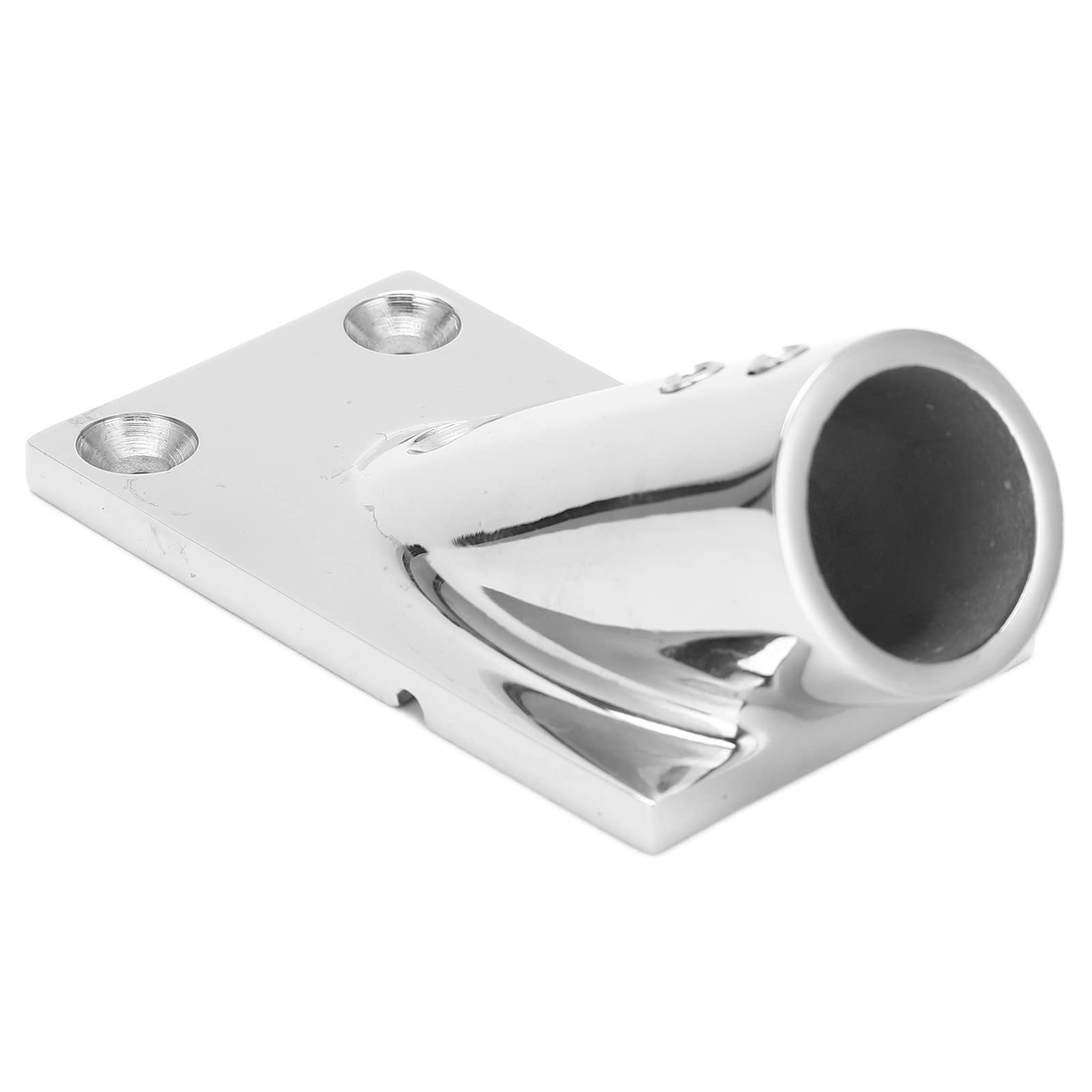 30 Degree Boat Hand Rail - Stainless Steel Rectangular Base Deck Accessories for Marine Safety | Perfect for Yachts, Sailboats & Fishing Boats