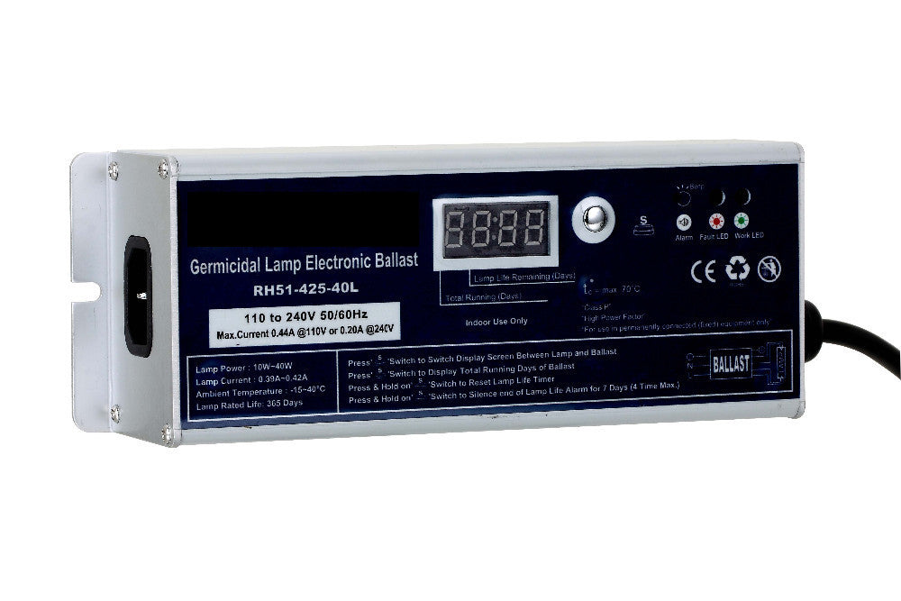 165W Commercial UV Sterilization System - Ultraviolet Disinfection for Water, Air & Surfaces | Ideal for Restaurants, Hospitals & Labs