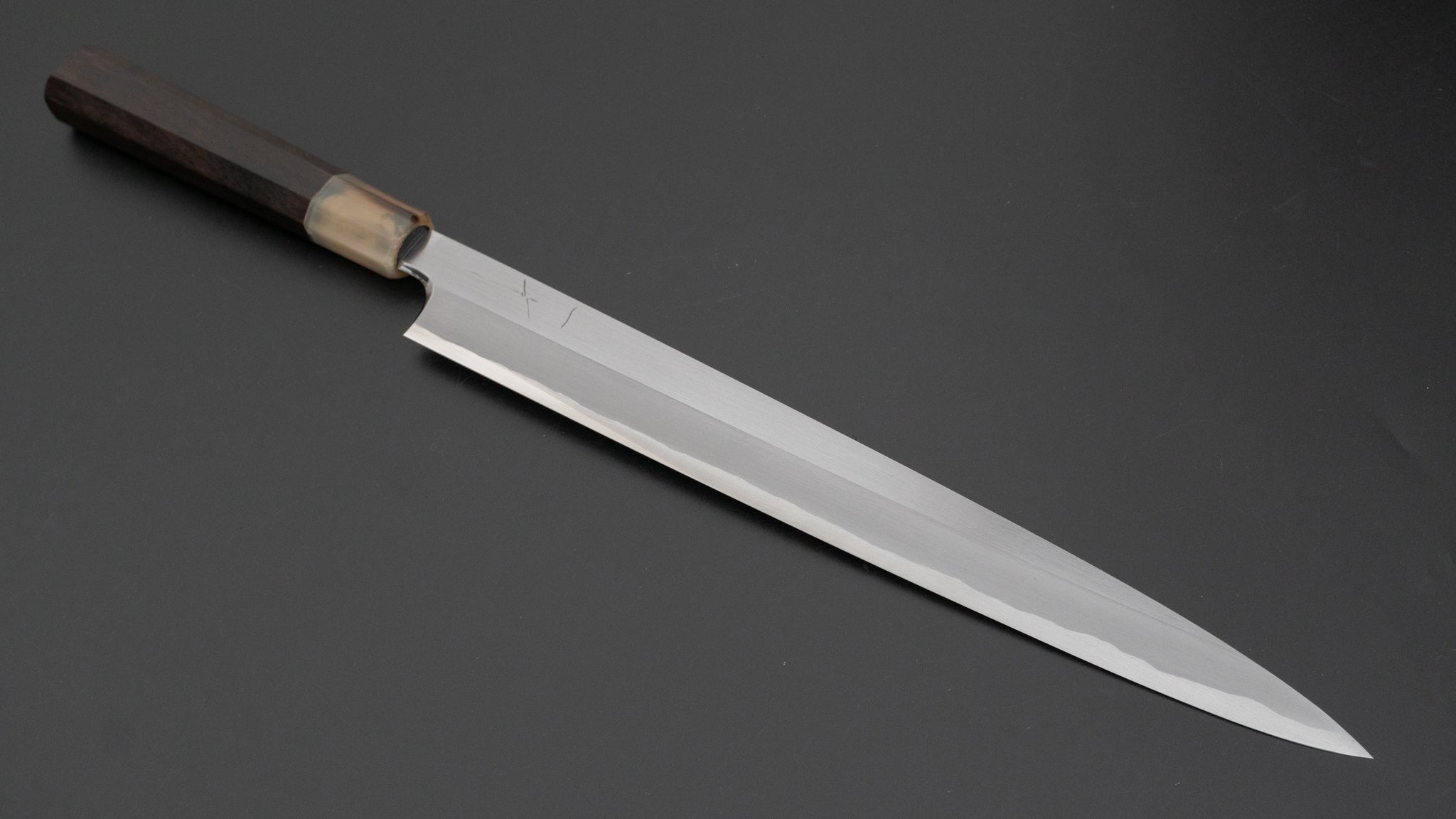 Hitohira Togashi White #1 Tachi Yanagiba 300mm Japanese Sushi Knife with Ebony Wood Handle & Saya - Premium Sashimi, Sushi & Seafood Preparation Knife for Professional Chefs & Home Cooks