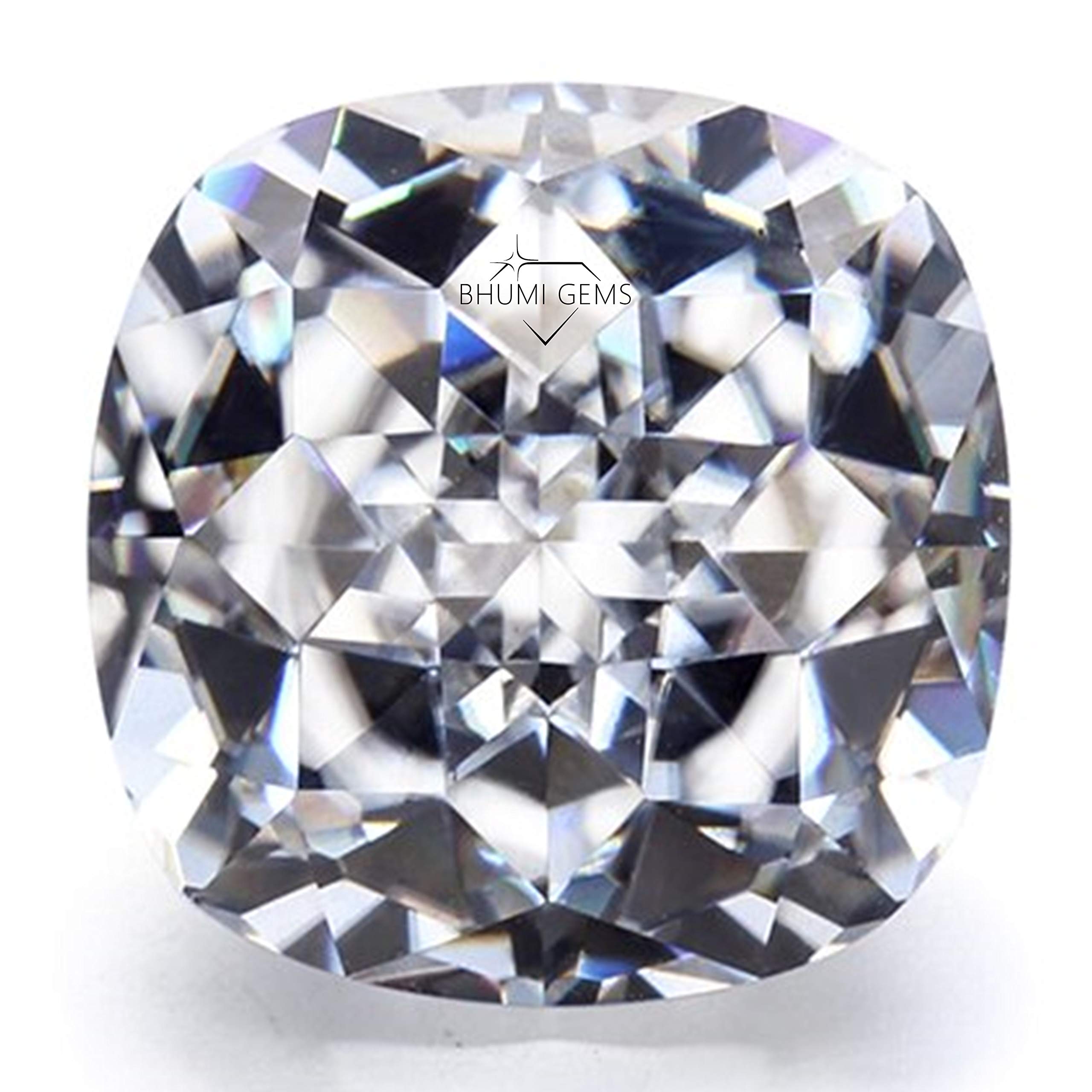 2CT-30CT Cushion Jubilee Cut VVS1 Colorless Loose Moissanite Diamonds for Jewelry Making - Engagement Rings, Wedding Bands, Pendants, Earrings & Bracelets | Perfect for Custom Designs, Bridal Jewelry & Gift Giving