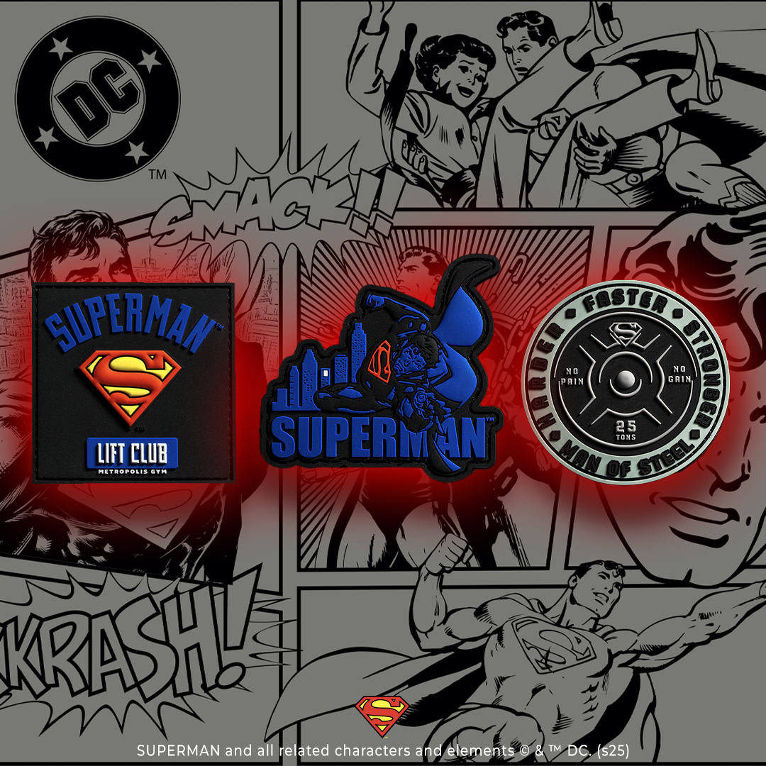 Superman Embroidered Iron-On Patches Bundle #1 - DIY Costume, Jacket & Backpack Customization for Comic Fans & Cosplay