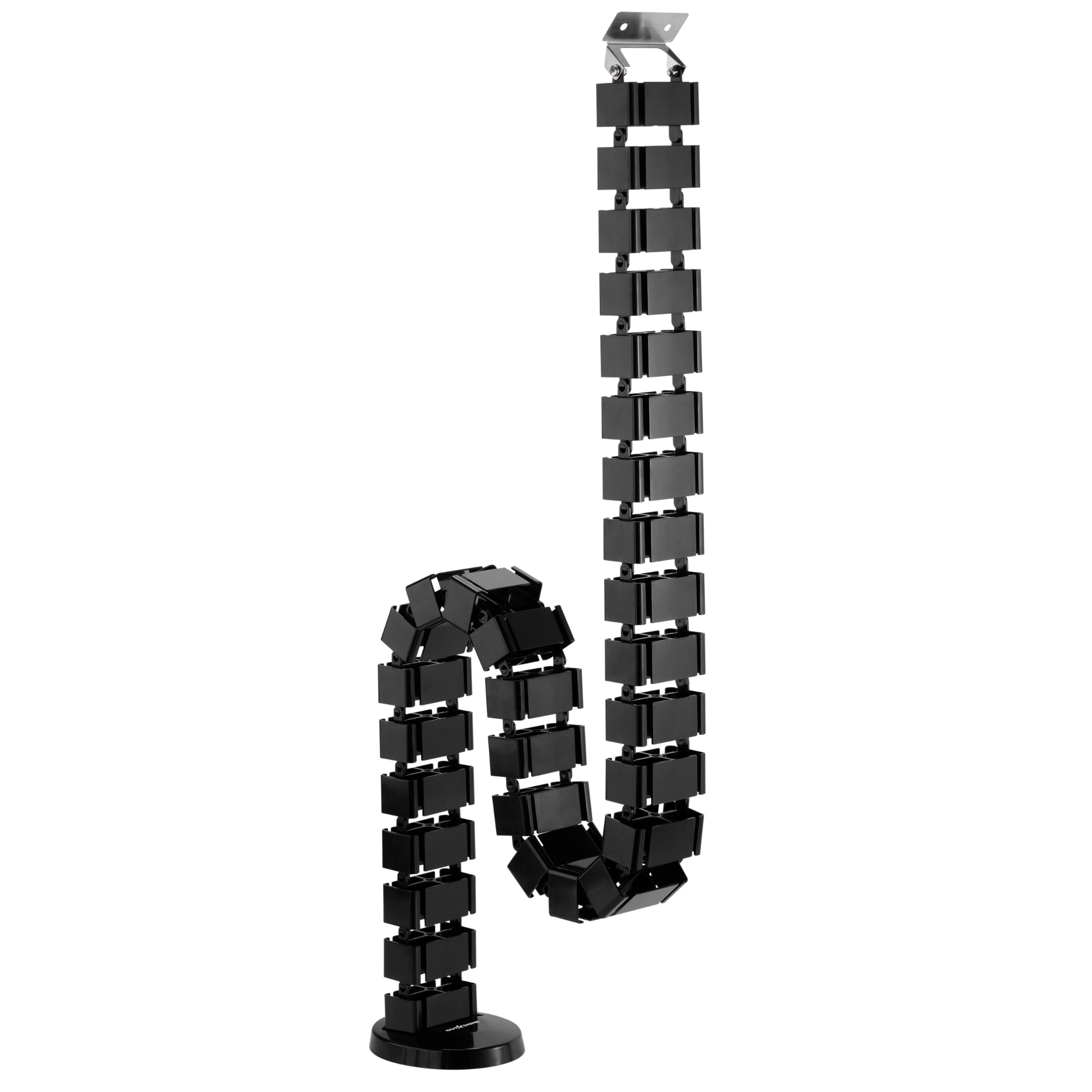 Adjustable Sit Stand Cable Management Spine - Organize Wires for Home & Office Desks | Perfect for Standing Desks, Gaming Setups & Workstations