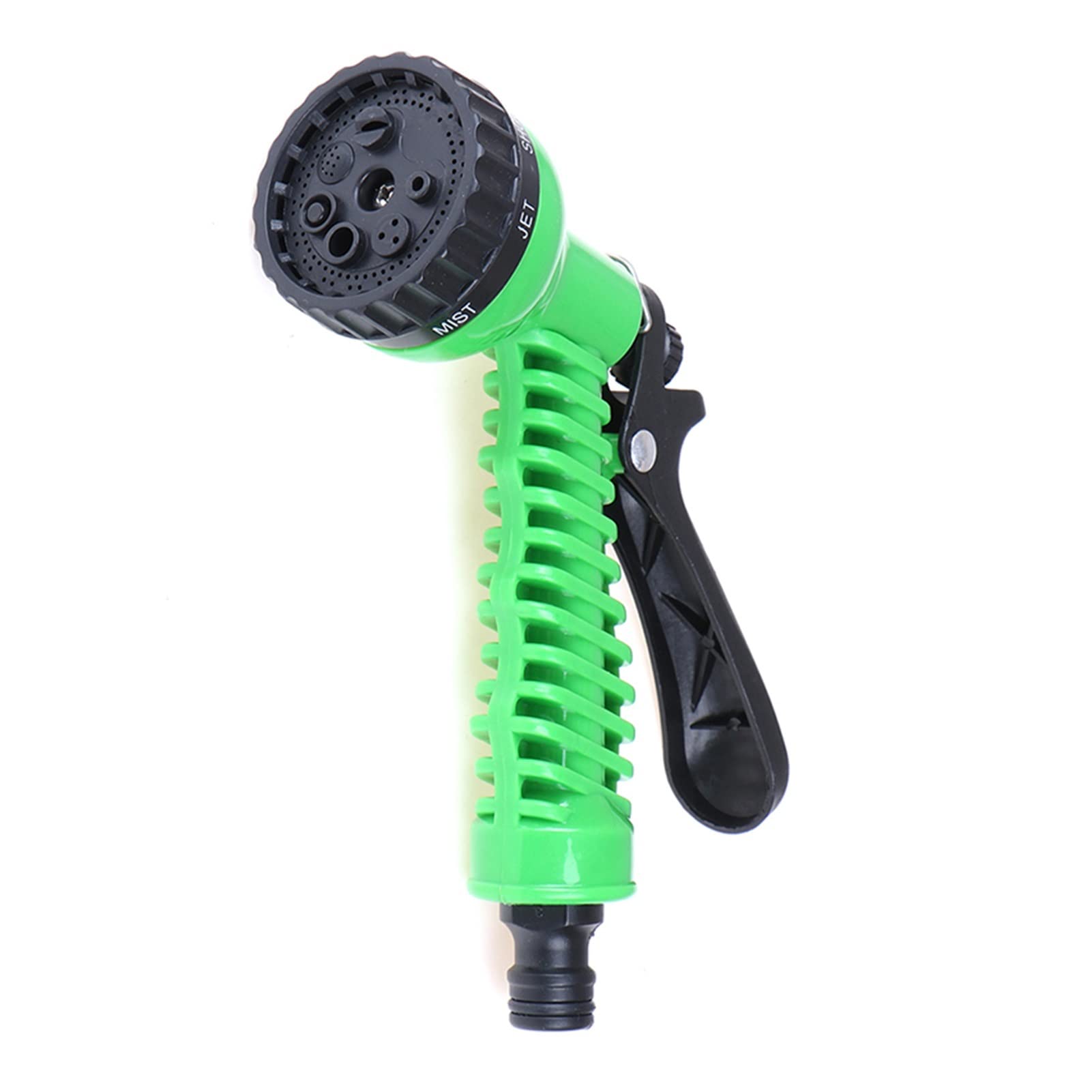 Heavy Duty Adjustable Garden Hose Nozzle - Professional Water Sprayer Gun for Lawn, Garden & Car Washing - High Pressure Sprinkler Tool with Ergonomic Grip (Green) - Perfect for Watering Plants, Cleaning Vehicles & Outdoor Use