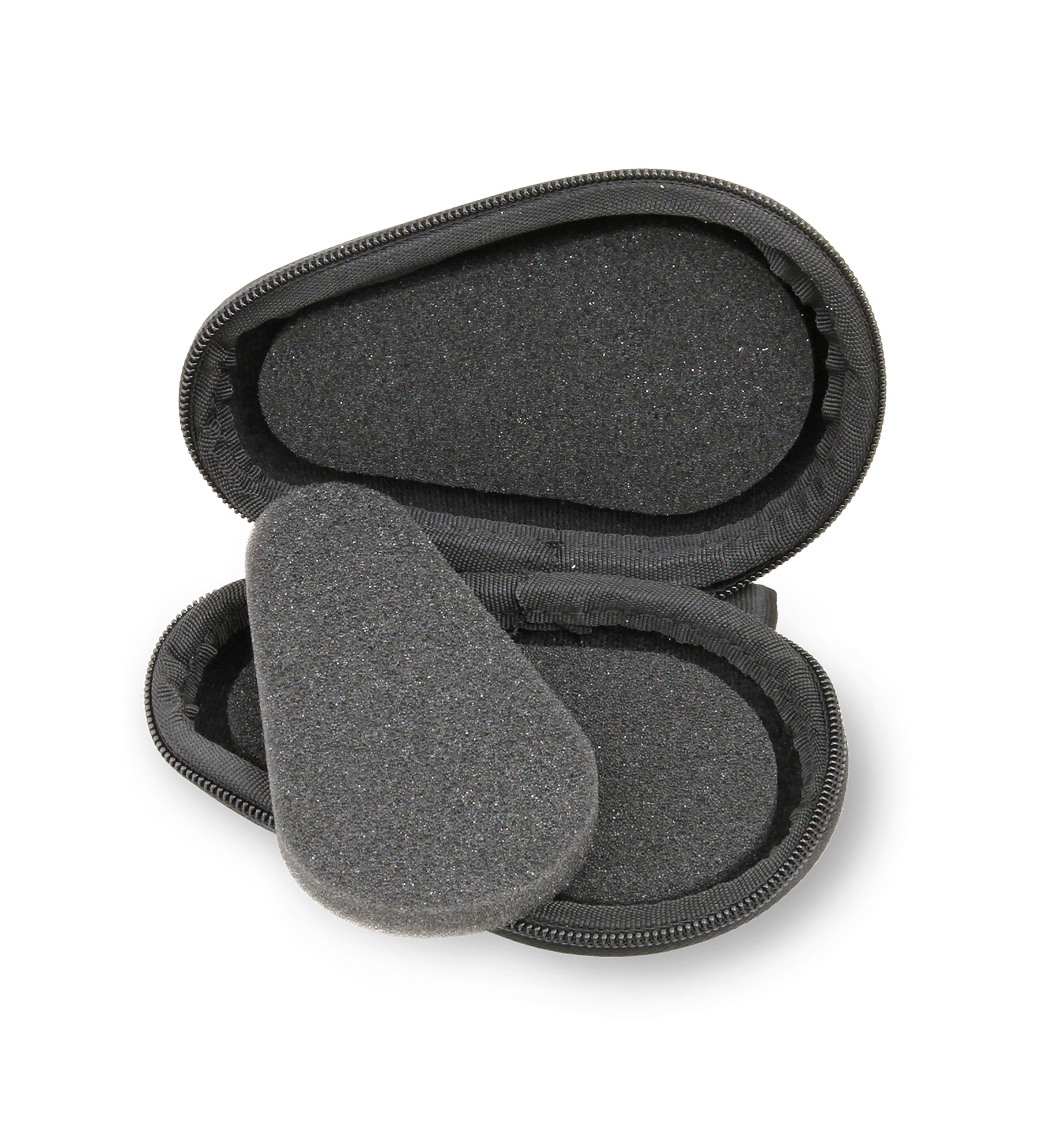 CASEMATIX Premium Watch Travel Case - Hard Shell Exterior & Cushion Foam Interior for Protection - Fits Watches Up to 56mm with Reinforced Zippers & Metal Carabiner - Perfect for Business Travel, Vacation & Watch Collection Storage