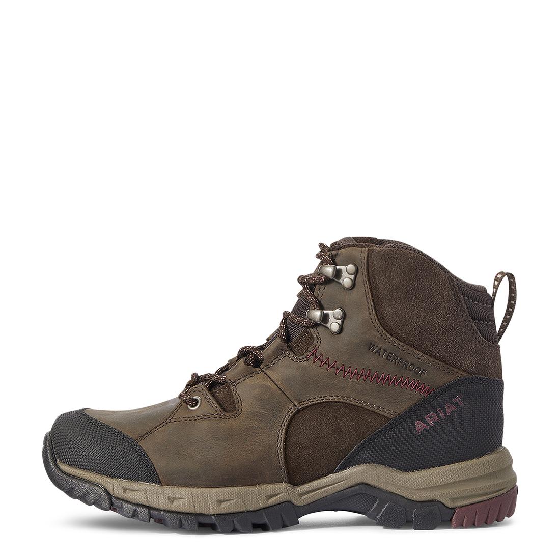 Waterproof Skyline Mid Women's Hiking Boots - Brown Outdoor Boots for Trekking, Camping & Winter Walking