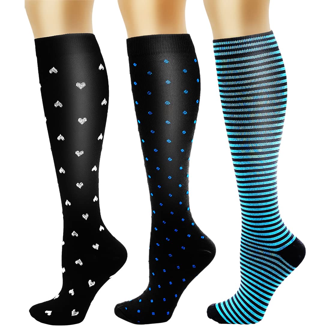 Best Compression Socks for Women & Men - Athletic Support, Improved Circulation & Faster Recovery - Perfect for Running, Travel & Post-Workout Recovery