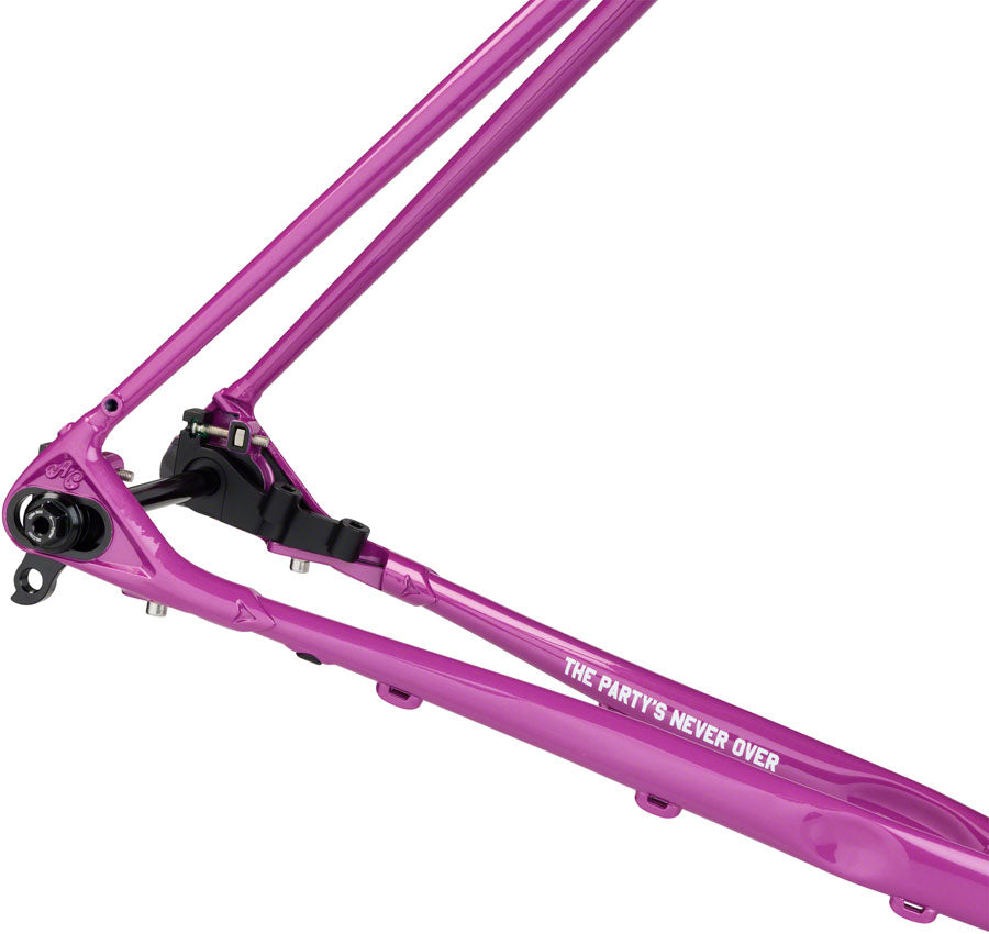 All City Cosmic Stallion Steel Frameset - 650b/700c Bike Frame, Mermaid Fade Color, 61cm Size | Perfect for Gravel Riding, Adventure Cycling & Urban Commuting