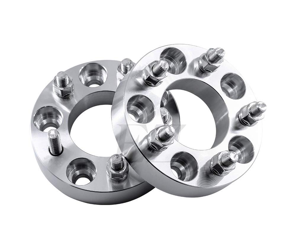 EZAccessory 2-Piece Billet Aluminum Wheel Adapters 5x120 to 5x112 Bolt Pattern Conversion - Compatible with Chevy Camaro 2010+, Corvette 2020+, Dodge Charger 2005+ - 1