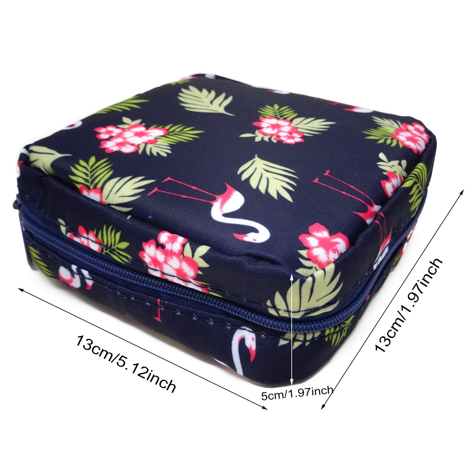 Honbay Stylish Large Capacity Sanitary Napkin Pouch - Waterproof Tampon Bag, Nursing Pad Holder & Travel Makeup Organizer for Women | Perfect for School, Gym, Work & Travel Essentials