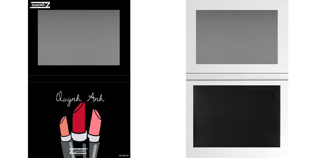 Custom Extra Large Z Palette - Magnetic Makeup Palette for Eyeshadows & Blush - Perfect for Travel & Professional Makeup Artists
