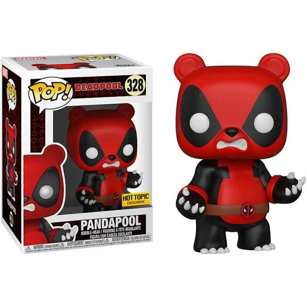 Deadpool Pandapool Funko Pop! Vinyl Figure #328 (HT Exclusive, Vaulted) - Perfect for Marvel Fans & Collectors
