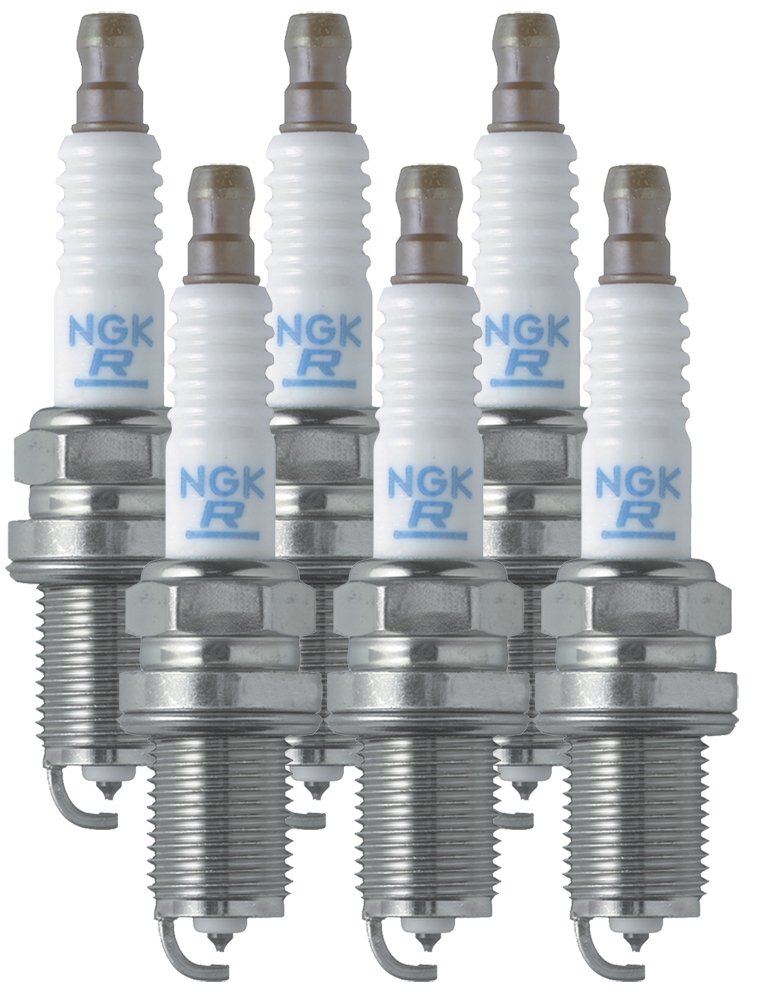 NGK (5555) PFR6G-11 Laser Platinum Spark Plug - 6 Pack - High Performance Spark Plugs for Improved Fuel Efficiency & Engine Power - Perfect for Honda, Toyota, Nissan & More Sedans, SUVs & Trucks