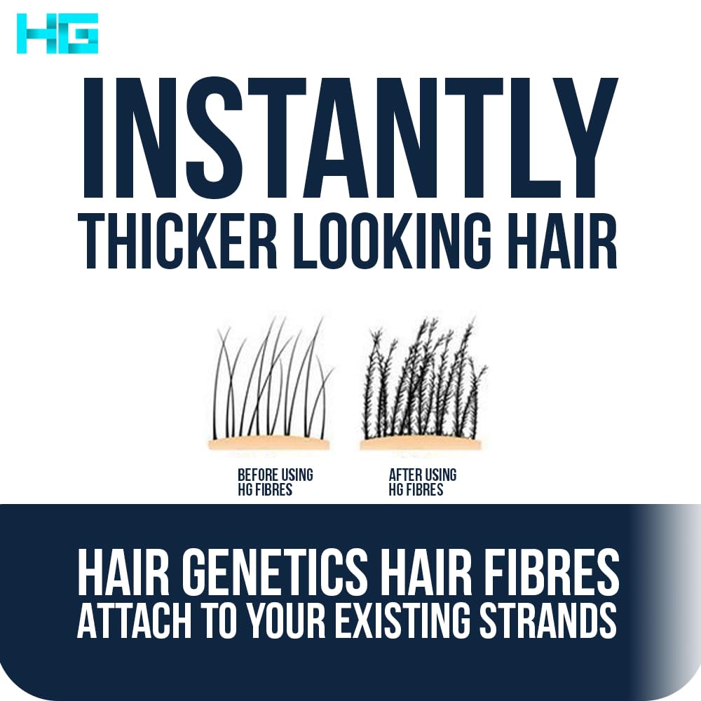 Medium Brown Hair Fibers for Hair Loss - 22g Hair Thickening Fibers for Men & Women - Covers Thin Hair & Bald Spots - Natural-Looking Hair Fibers for Thicker Fuller Hair - Perfect for Daily Use, Work, and Special Occasions