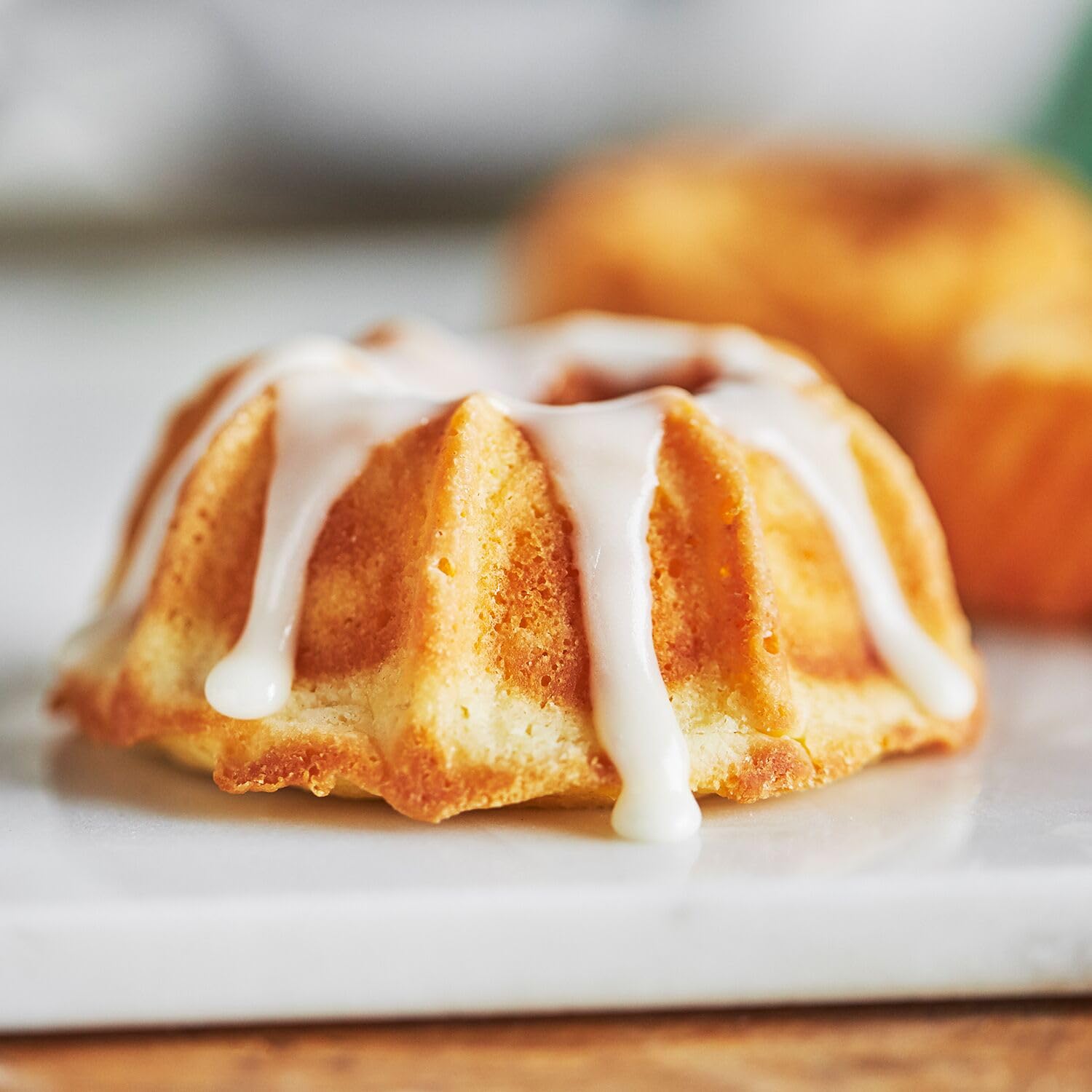 Nordicware 3.5 Cup Geo Bundtlette Pan - Non-Stick Mini Bundt Cake Pan for Baking Perfect Individual Cakes, Muffins & Desserts | Great for Parties, Holidays & Gift-Giving