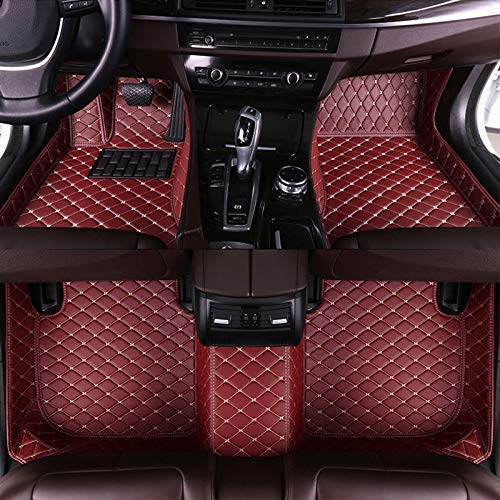 Wine-red dimond floor mat