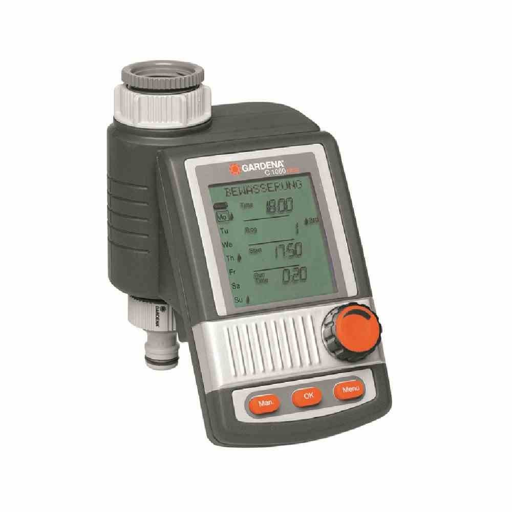 Gardena Water Computer C1060plus 1864-20 - Smart Irrigation Timer for Lawn & Garden - Perfect for Automatic Watering Systems, Sprinklers & Drip Irrigation