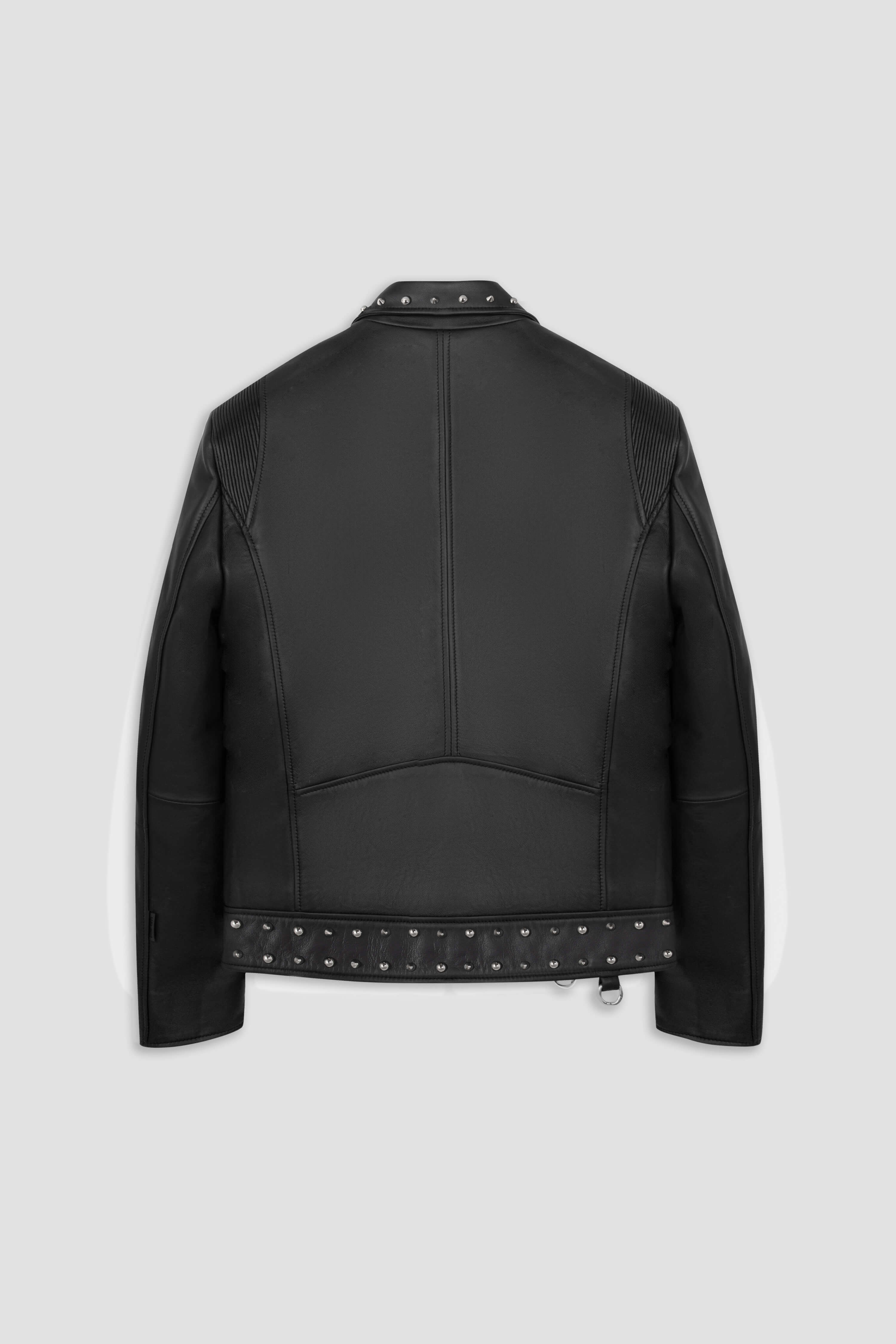 Stylish Studded Biker Jacket for Men & Women - Premium Leather Motorcycle Jacket with Metal Studs - Perfect for Riding, Night Out & Street Fashion